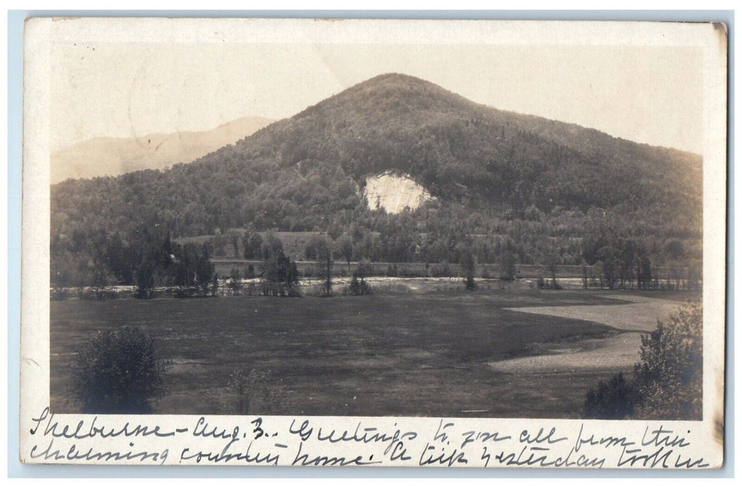 1907 Mountain View Shelburne Gorham New Hampshire NH RPPC Photo Postcard