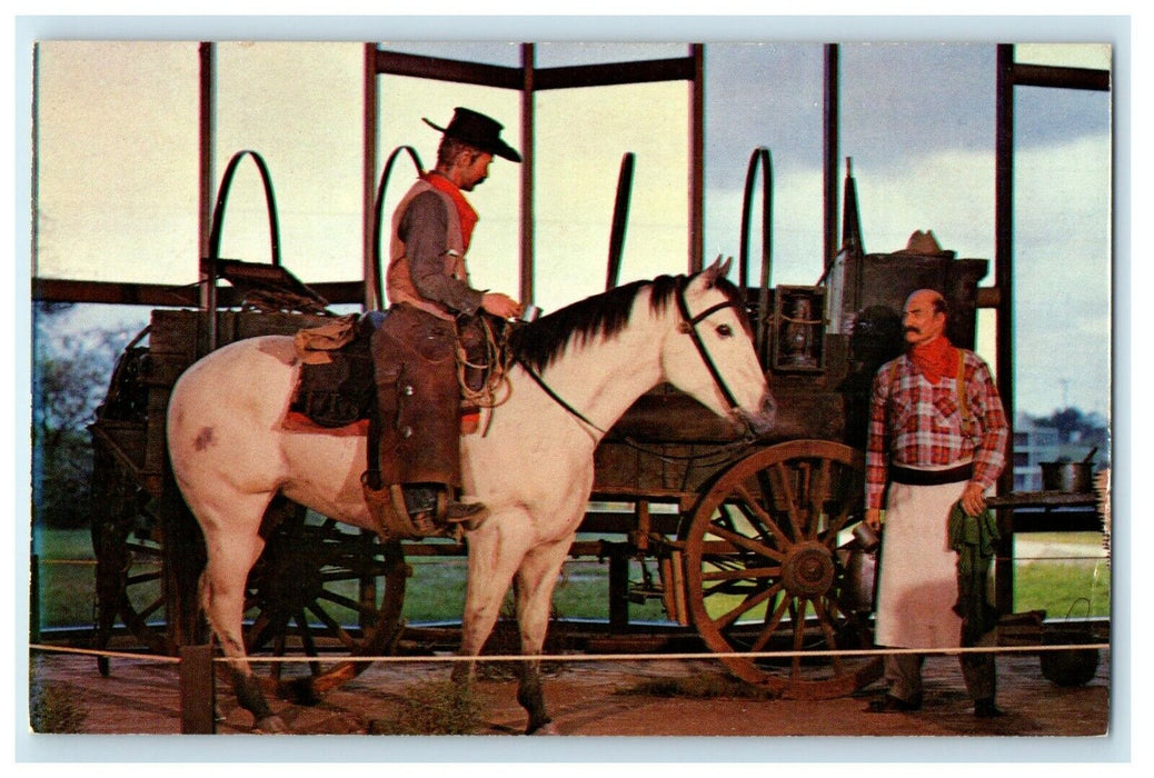 National Cowboy Hall Fame Matador Chuckwagon Ranch Oklahoma City OK Postcard