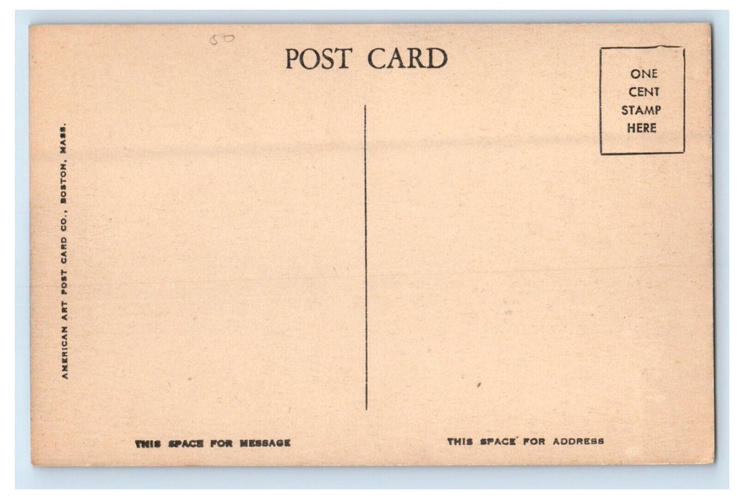 c1910 Swan Boats and Lake Public Gardens Boston Massachusetts MA Postcard
