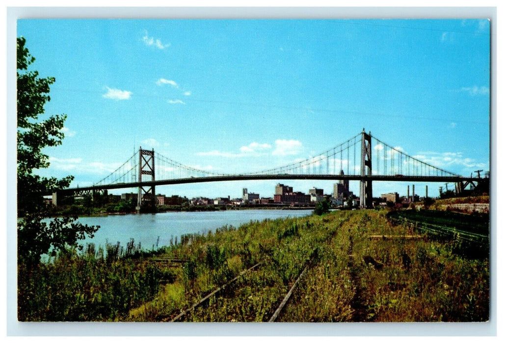 c1960's The High Level Bridge Toledo Ohio OH Unposted Vintage Postcard