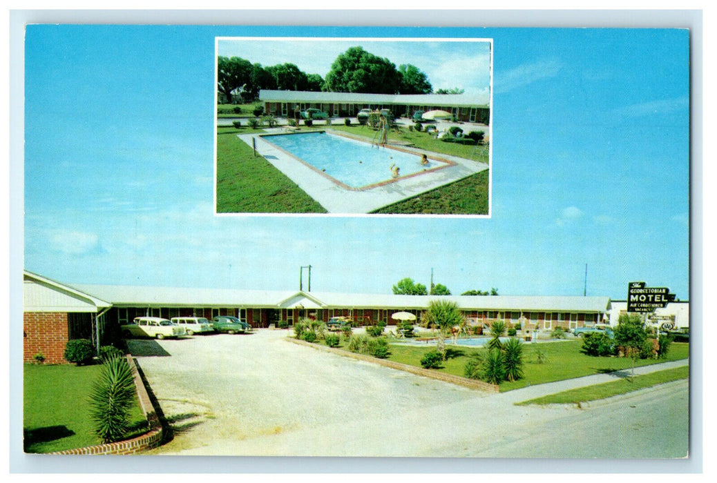 c1950s The Georgetonian Motel Georgetown South Carolina SC Vintage Postcard