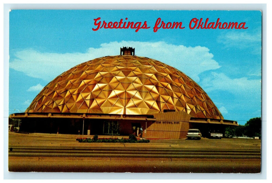 c1950's Greetings From Oklahoma City Oklahoma OK Vintage Postcard