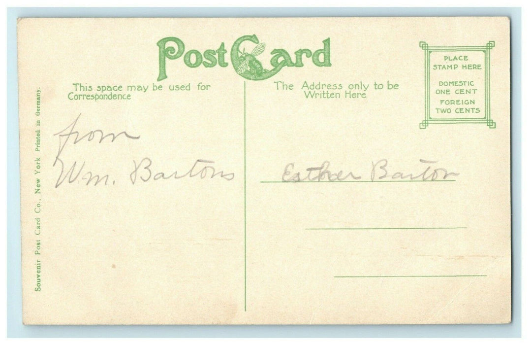 c1910 16th Street Omaha Nebraska NE Unposted Antique Postcard