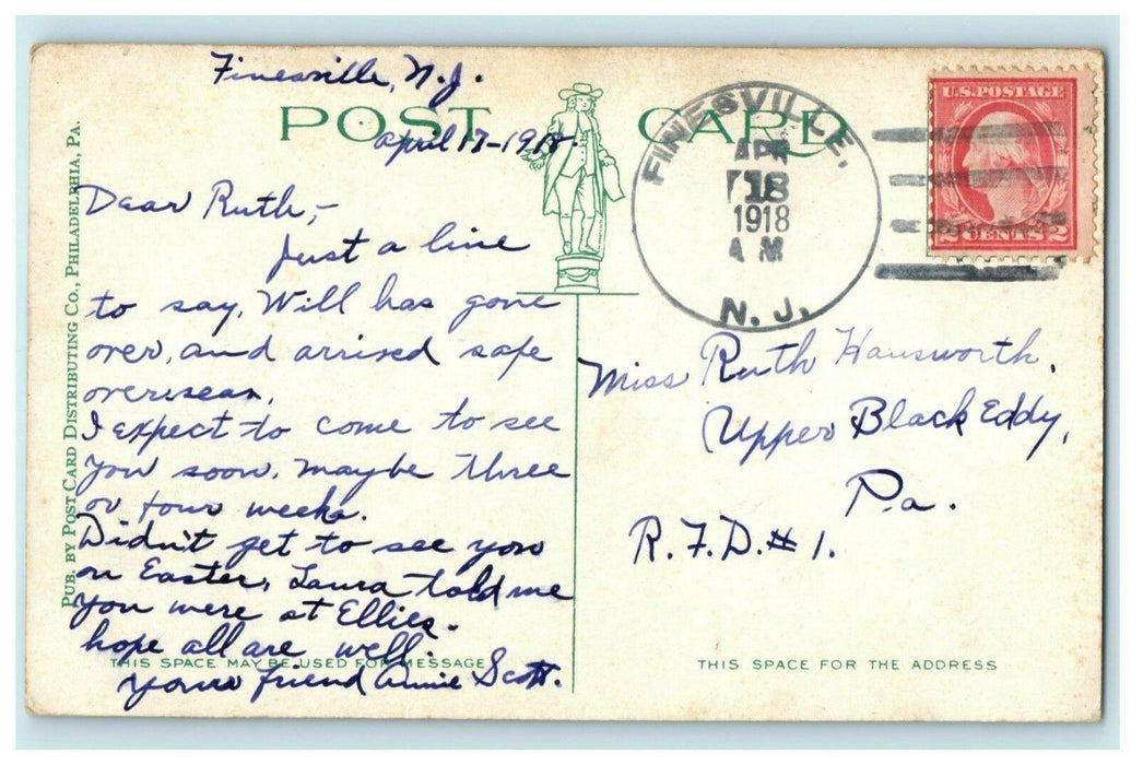 Campus McKean Fayerweather Hall Lafayette College Easton Pennsylvania Postcard
