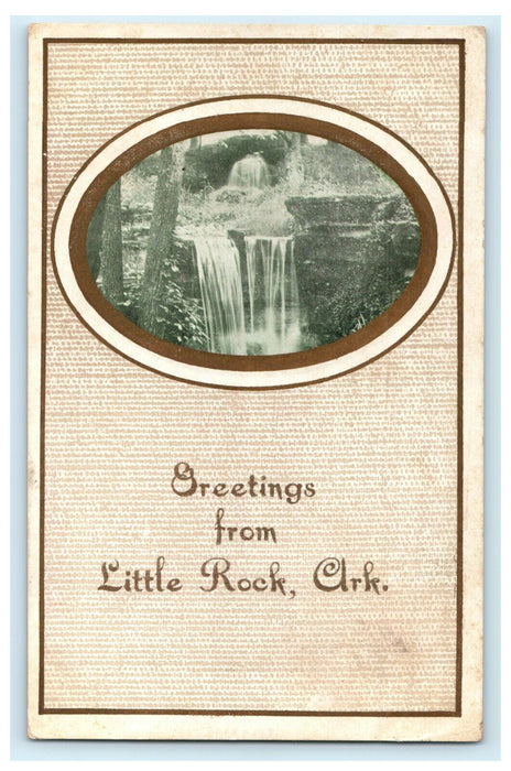 c1910 Advertising Art Manufacturing Company Amelia Ohio Little Rock AR Postcard