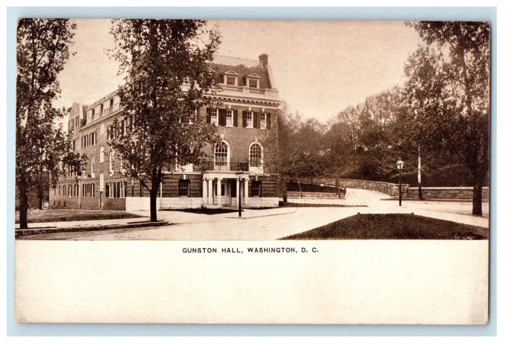 c1900s Gunston Hall, Washington DC Unposted Antique PMC Postcard