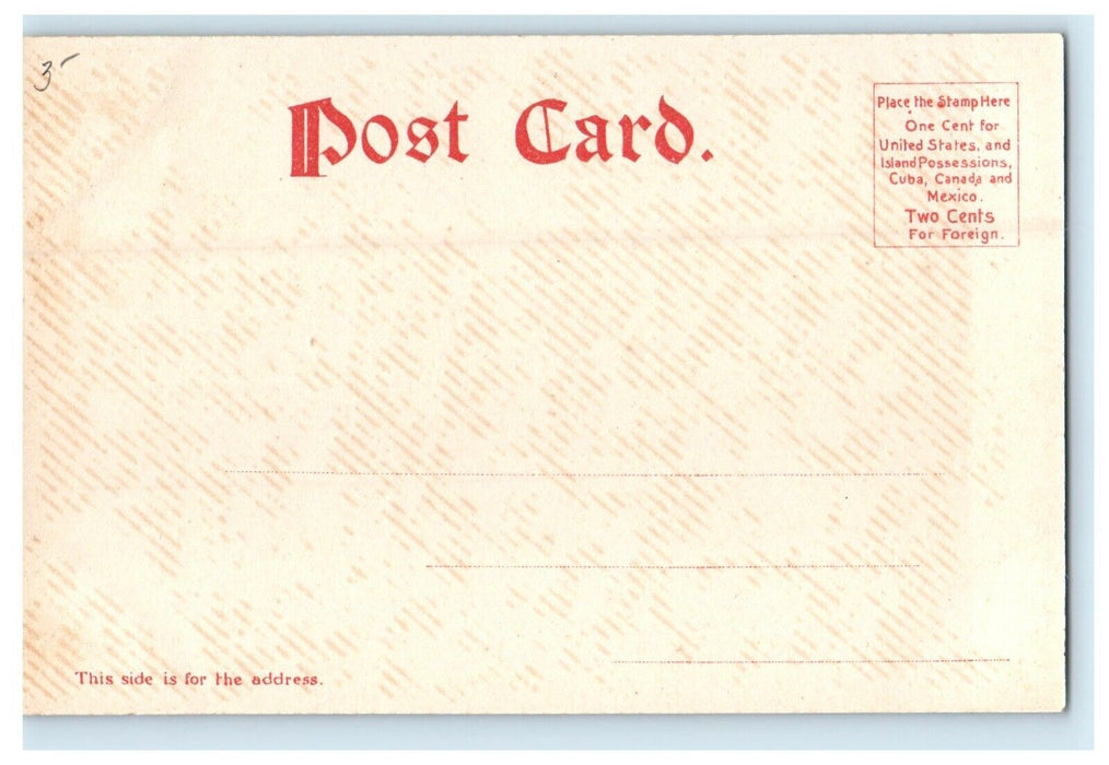 1905 Tucker's Wharf Boat Marblehead Massachusetts MA Undivided Back Postcard