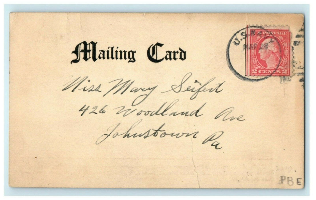 1918 Easter Navy Soldier to Sister Department of Recreations Comforts Postcard