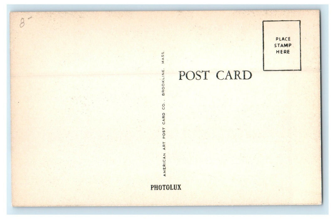 c1930's Card Manufacturing Company Mansfield Massachusetts MA Vintage Postcard