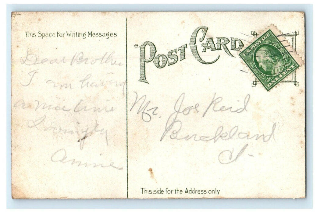 1910 Railroad Station, New Bedford, Massachusetts MA Antique Posted Postcard