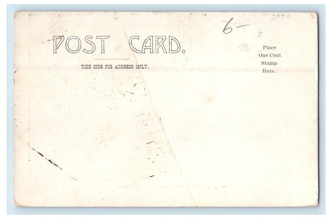 View Of Congregational Church Wakefield Massachusetts MA Antique Postcard