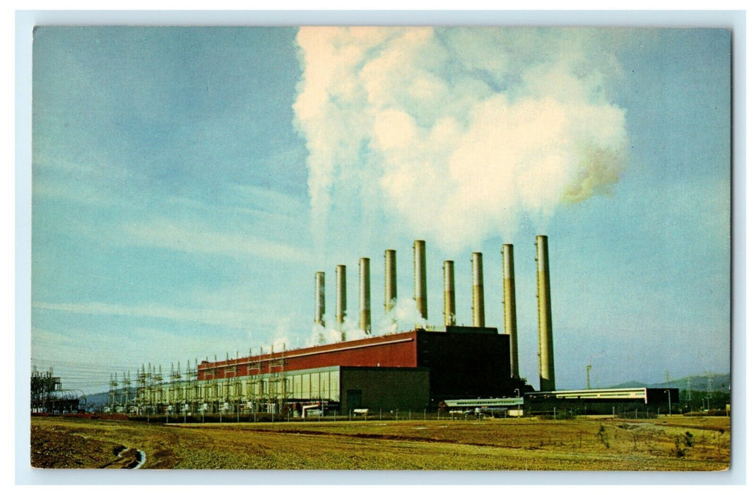 c1960's Kingston Steam Plant Tennessee TN Unposted Vintage Postcard