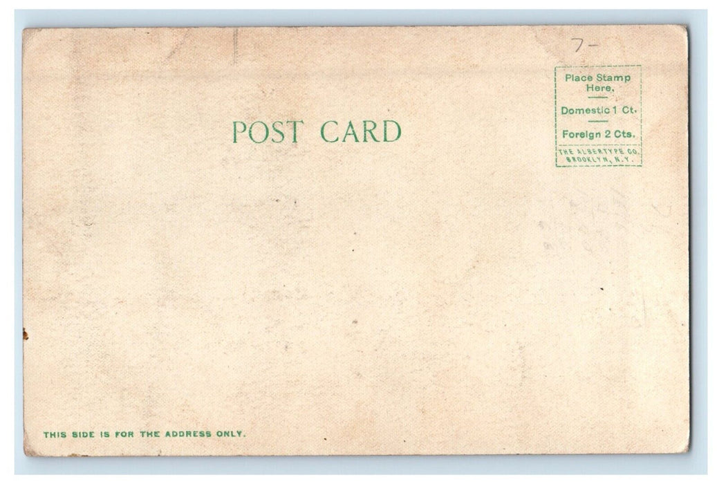 c1905 High School Building Campus Westfield New York NY Antique Postcard