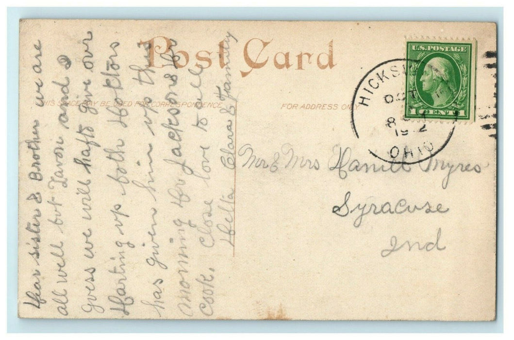 1912 US Mint New Orleans Louisiana LA Syracuse IN Antique Postcard