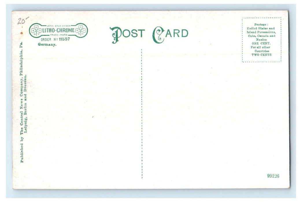 1909 New York Ship Building Company, Camden, New Jersey NJ Antique Postcard