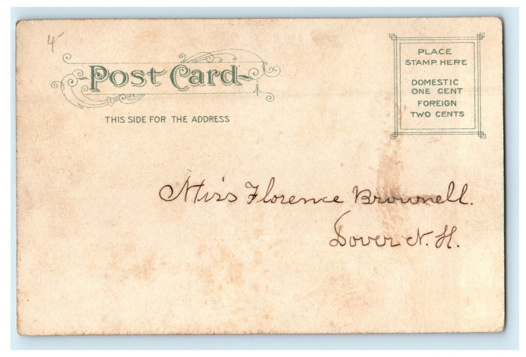 c1905 High School Building Street View Lynn Massachusetts MA Antique Postcard