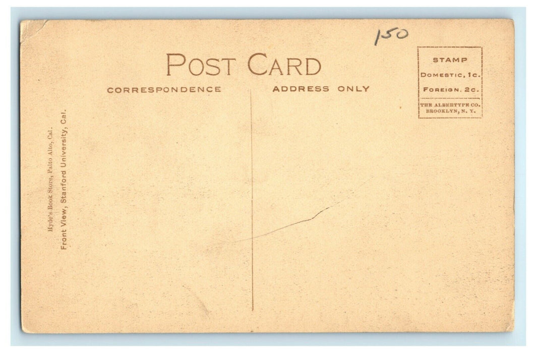 c1920's Front View Stanford University California CA Antique Postcard