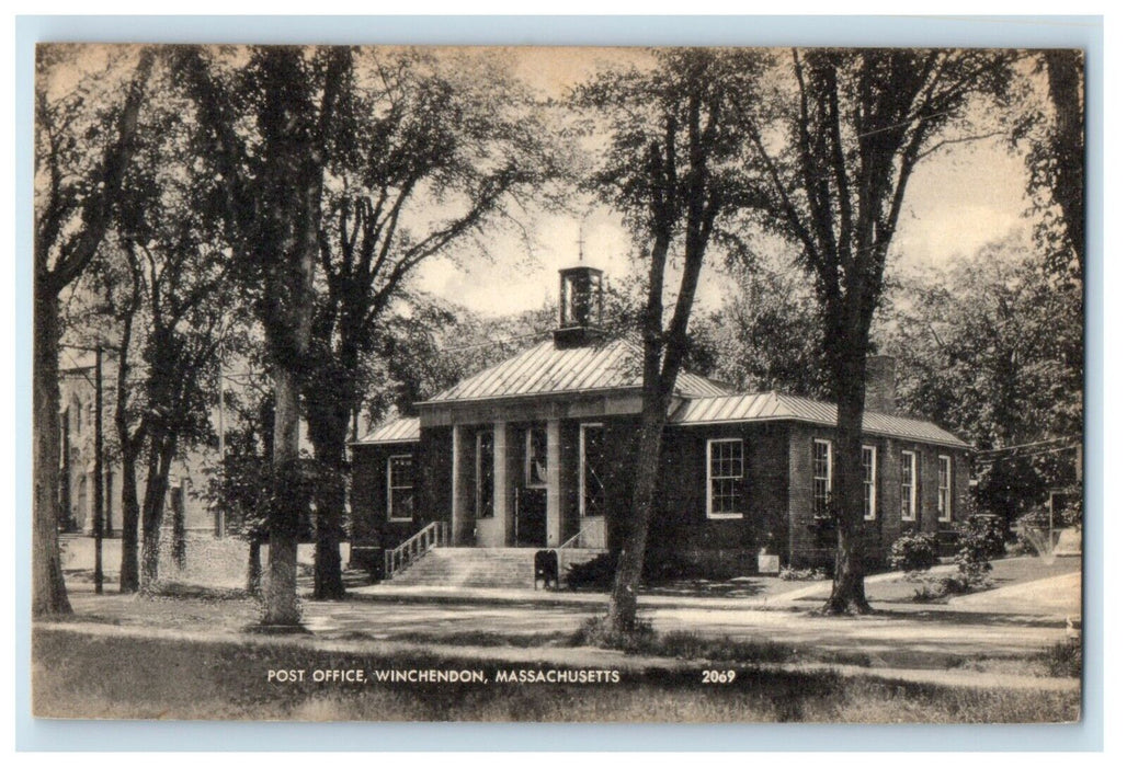c1910's Post Office Winchendon Massachusetts MA Unposted Antique Postcard