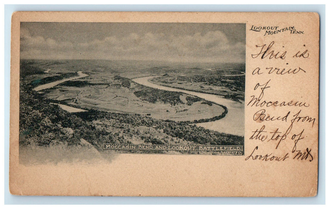 c1900s Moccasin Bend and Lookout Mountain Battlefield Tennessee TN PMC Postcard