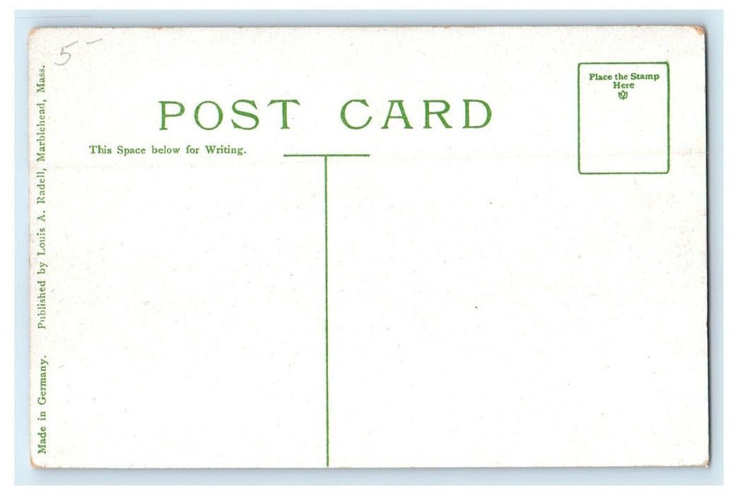 c1910 St. Michail's Church Entrance Marblehead Massachusetts MA Antique Postcard