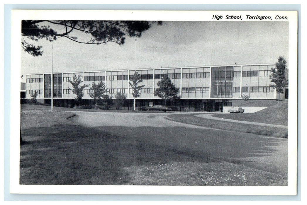 1913 High School, Torrington, Connecticut CT Antique Unposted Postcard