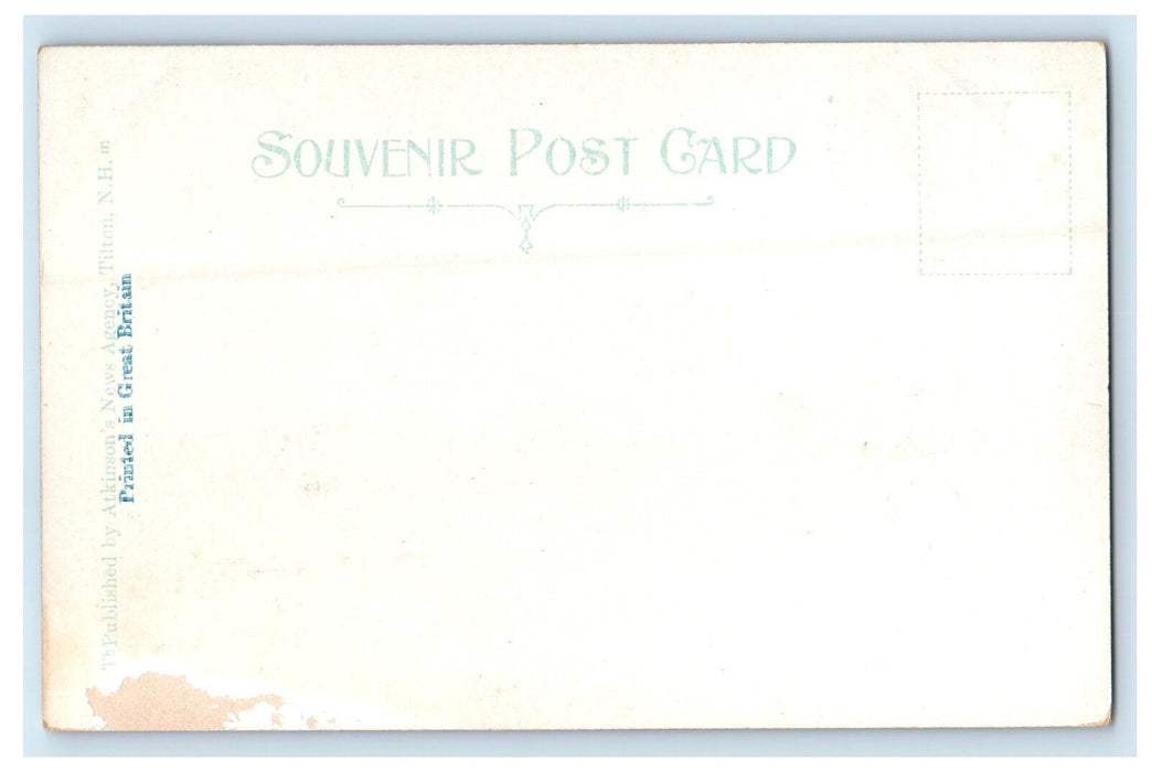c1905 Hale Memorial Library Tilton New Hampshire NH Unposted Antique Postcard