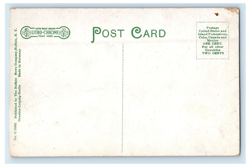c1910's Glen Railroad Bridge Watkins New York NY Unposted Antique Postcard