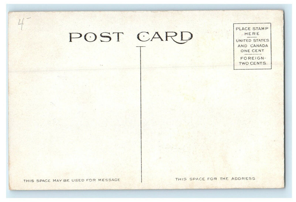 c1910 First Congregational Church Lynn Massachusetts MA Unposted Postcard
