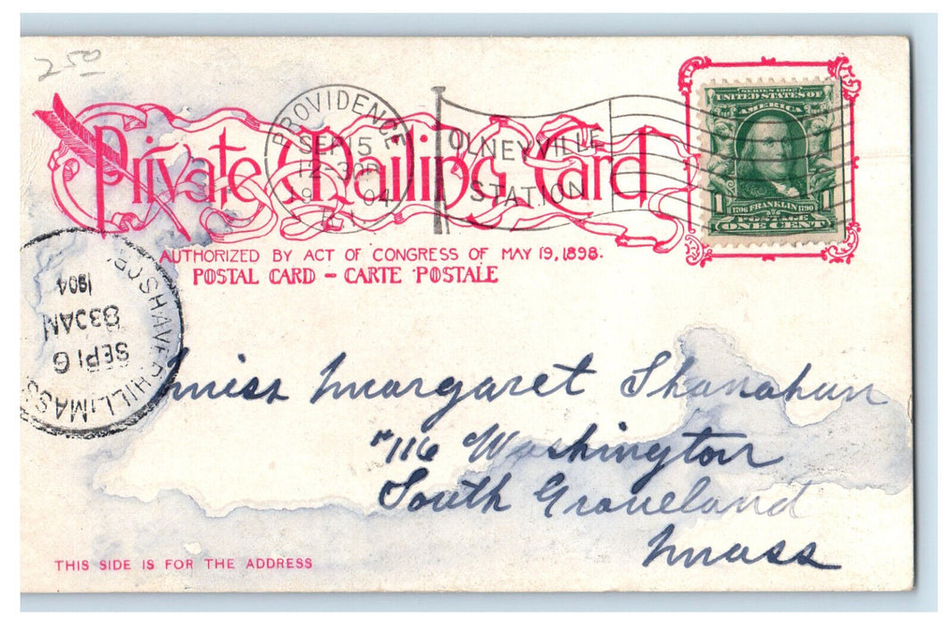 1904 SS Peter and Paul Cathedral Providence Rhode Island RI PMC Postcard