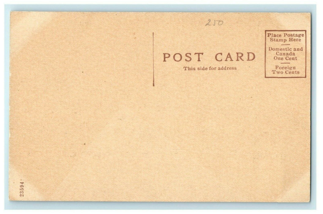 c1910 Pere Marquette Railroad Bridge Kalamazoo Allegan Michigan MI Postcard