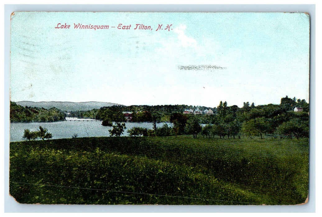 1910 Lake Winnisquam East Tilton New Hampshire NH Posted Postcard