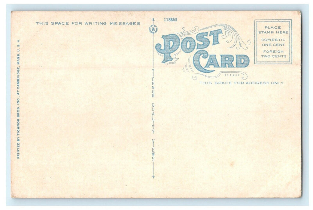1930 Bristol High School, Bristol, Connecticut CT Vintage Postcard