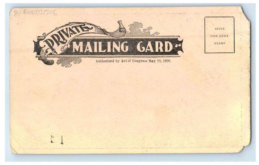 c1900s ToBrant Lake Inn for Vacation Adirondack NY Advertising PMC Postcard