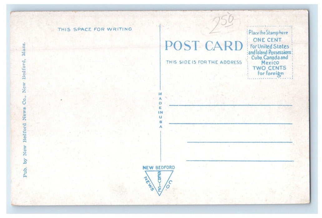 Oceanographic Institution Boat Woods Hole Massachusetts MA Unposted Postcard