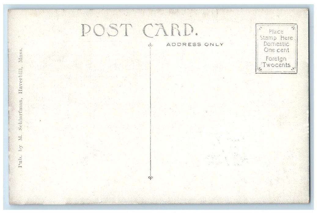 c1910 President Taft Reception Committee Rally Haverhill Massachusetts Postcard