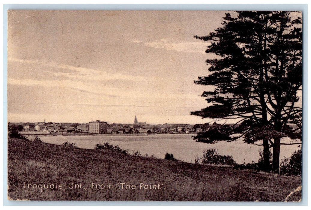 1908 From "The Point" Iroquois Ontario Canada Antique Posted Postcard