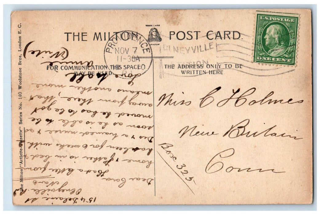 1910 Bank Field Museum Halifax Nova Scotia Canada Posted Antique Postcard