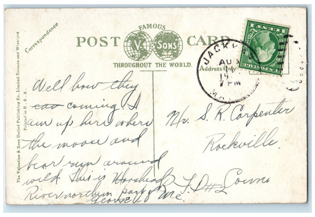 c1910 Corner Street John and Fabrique Streets Quebec Canada Posted Postcard