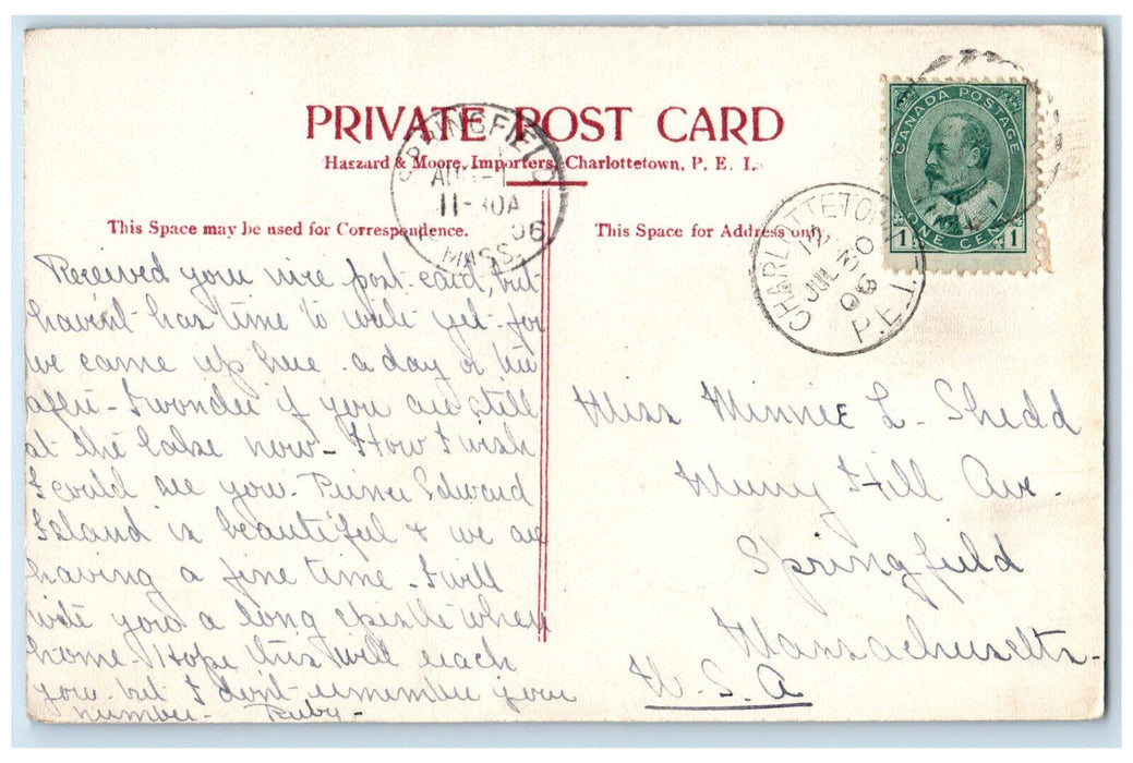 1906 Public Buildings Charlottetown Prince Edward Island Canada Postcard