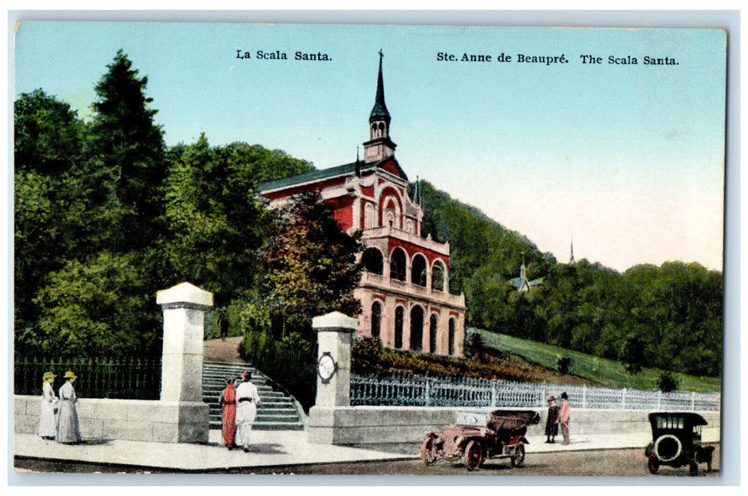 c1910 The Scala Santa Ste. Anne De Beaupre Quebec Canada Posted Antique Postcard