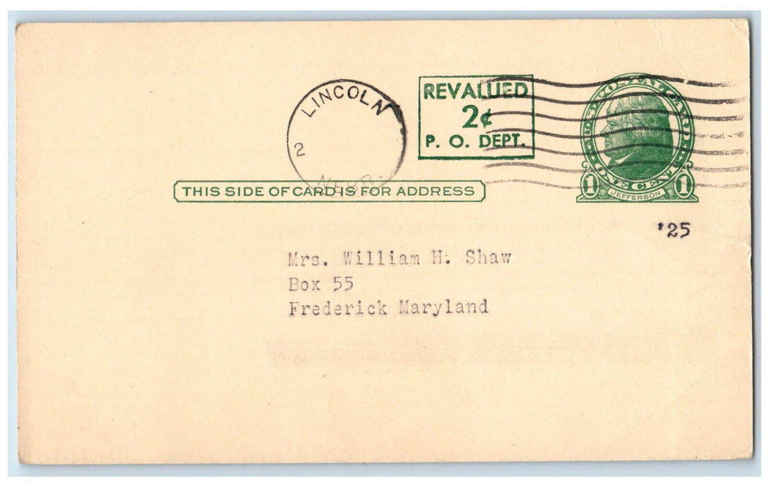 1953 Univ. of Nebraska Foundation Love Library Bldg Lincoln NE Postal Card