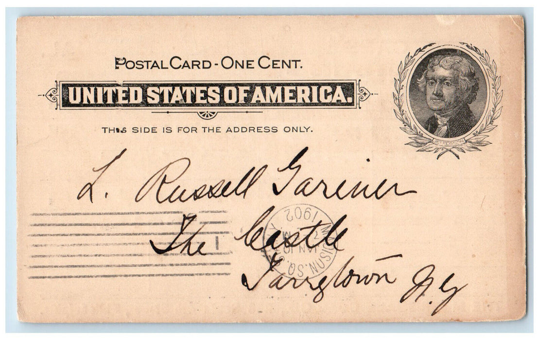 1902 S.S. McClure's Magazine New York City NY Antique Posted Postal Card
