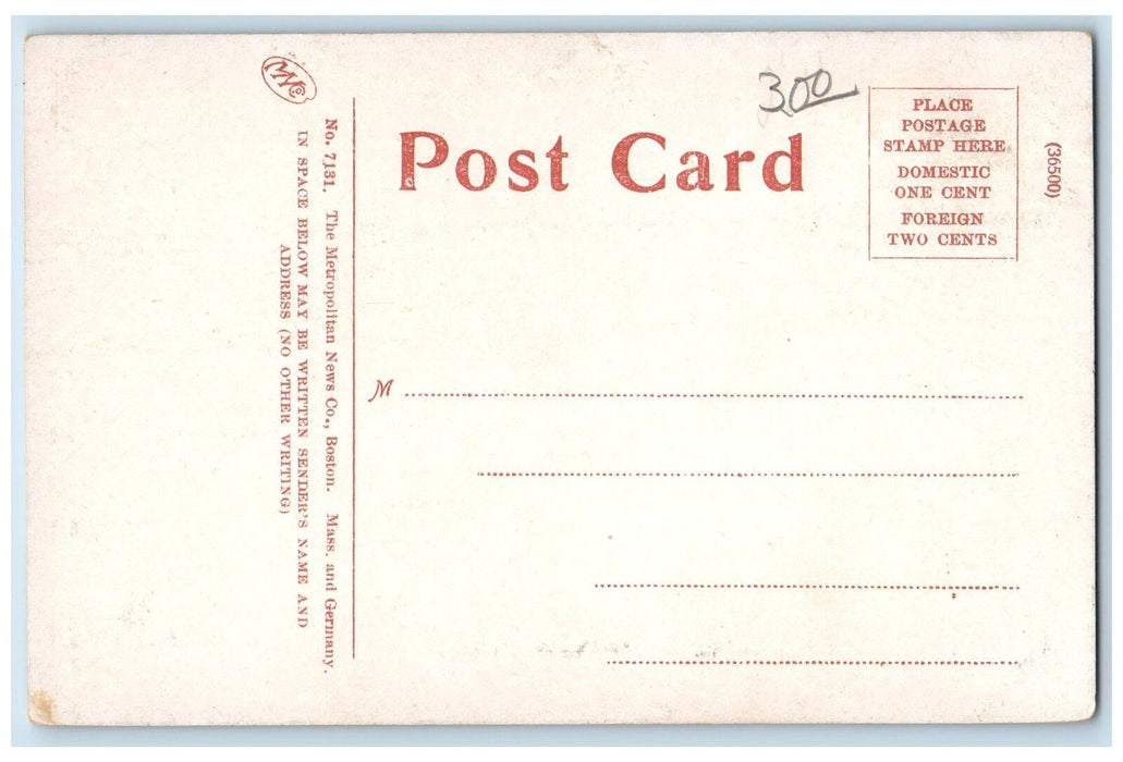 c1910's Girl's Dormitory Bates College Scene Lewiston Maine ME Unposted Postcard