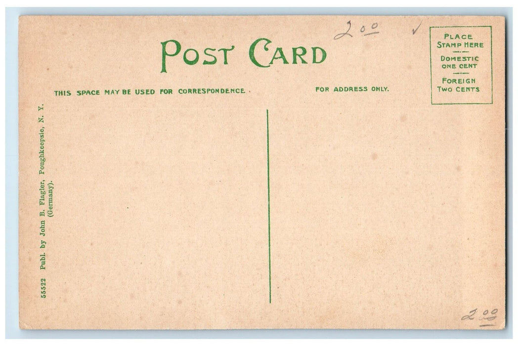 c1910's Chapel Across The Lake Vassar College Poughkeepsie New York NY Postcard