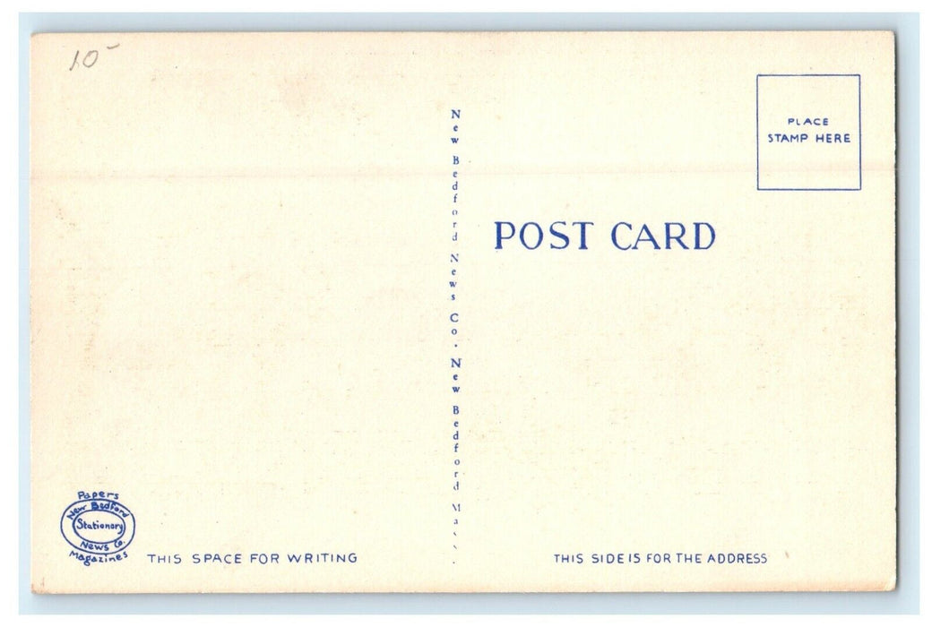 1935 Tabor Academy, Administration Building, Marion Massachusetts MA Postcard