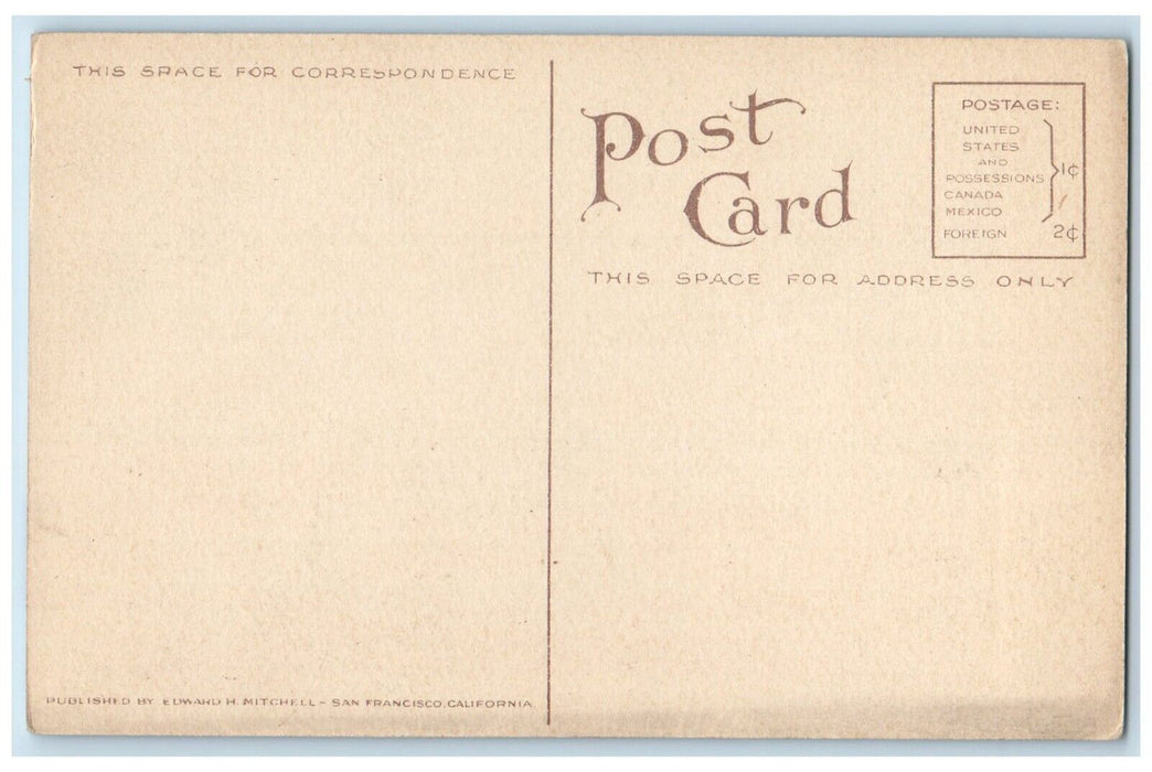 c1910 Ship Cabrillo Galleon Dock Cruise Steamer Ship Venice California Postcard