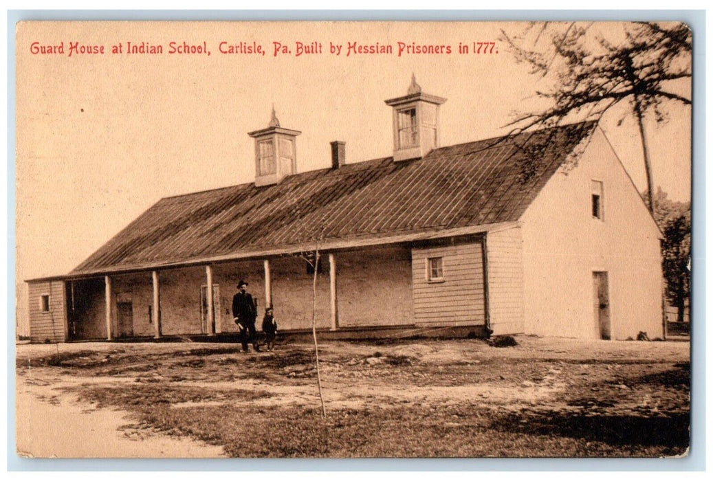 1911 Guard House Indian School Carlisle PA, Built By Hessian Prisoners Postcard