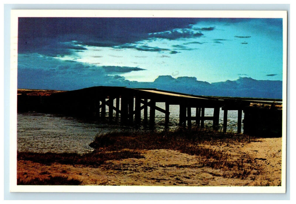 1983 Dyke Bridge, Martha's Vineyard, Massachusetts MA Postcard