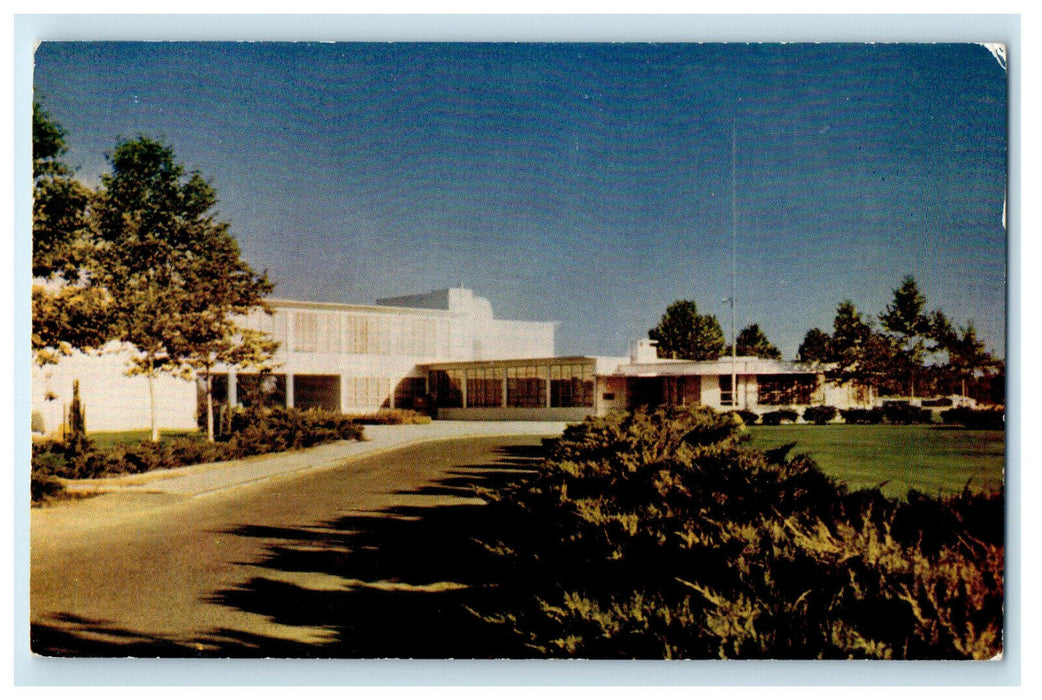 c1950s Visalia College 50 Acre Campus Mooney Blvd South West Visalia CA Postcard