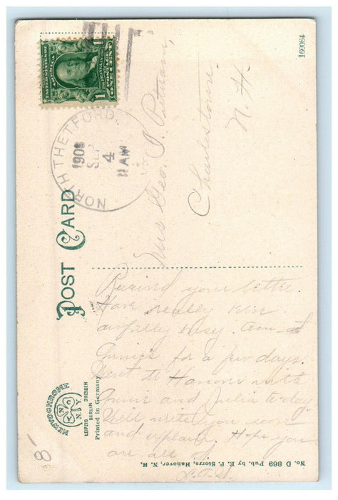 1908 Main Street, Hanover, New Hampshire NH Unposted Antique Postcard